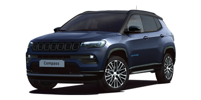 Jeep Compass - Blue Shade and Black Roof